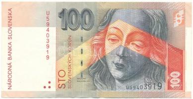 Szlovákia 2002. 100K "U59403919" T:F szép papír Slovakia 2002. 100 Korun "U59403919" C:F fine paper Krause 25.
