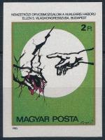 1985 A nukleáris háború ellen vágott bélyeg