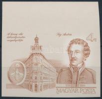 1986 Fáy András vágott szelvényes ívszéli bélyeg