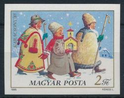 1985 Karácsony vágott bélyeg