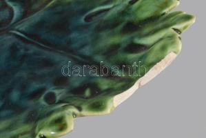 1880-1910 Rudolf Ditmar Znaim szőlőmintás 5 személyes kínáló készlet, lepattanással, 1 darab sérült,...