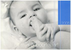 Hollandia 2005. 1c-2E (8xklf) forgalmi sor + "Trappelend van ongeduld ben ik vandaag op deze we...