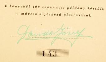 Dandé József: Szegénység utján. Dandé József festőművész 12 linóleummetszete. Magyar Grafikusok Köny...