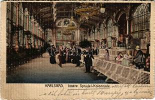 Karlovy Vary, Karlsbad; Innere Sprudel Kolonnade. Konrad D. Vay / spring sourcce interior (Rb)