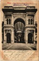 1901 Milan, Milano; Arco Galleria Vittorio Emanuele II. / arch gallery (EB)