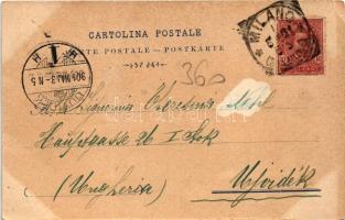 1901 Milan, Milano; Arco Galleria Vittorio Emanuele II. / arch gallery (EB)