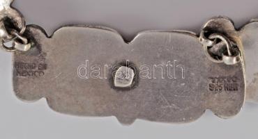 Ezüst (Ag) ékszer szett. ametiszttel. Jelzett. br 61 g