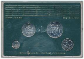 Norvégia 1983. 10ö-5K (4xklf) forgalmi sor műanyag tokban T:UNC
Norway 1983. 10 Öre - 5 Kroner (4xd...