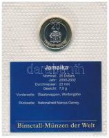 Jamaica 2000. 20$ "A világ bimetál érméi" műanyag díszlapon T:UNC
Jamaica 2000. 20 Dollar...