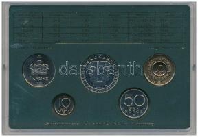 Norvégia 1986. 10ö-10K (5xklf) forgalmi sor műanyag tokban T:UNC
Norway 1986. 10 Öre - 10 Kroner (5...