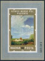 1974 Festmények (XIII.) - Szinyei Merse Pál vágott blokk (4.000)