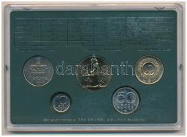 Norvégia 1989. 10ö-10K (5xklf) forgalmi sor műanyag tokban T:UNC
Norway 1989. 10 Öre - 10 Kroner (5...