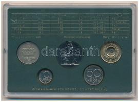 Norvégia 1990. 10ö-10K (5xklf) forgalmi sor műanyag tokban T:UNC
Norway 1990. 10 Öre - 10 Kroner (5...