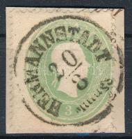 1861 3kr "HERMANNSTADT / Mittag"