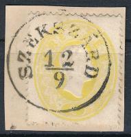 1861 2kr sárga "SZEKSZÁRD"