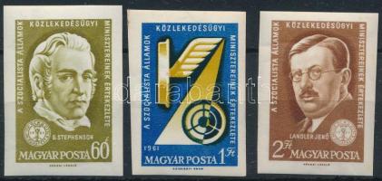 1961 A szocialista országok közlekedésügyi minisztereinek értekezlete - Budapest vágott sor (4.000)