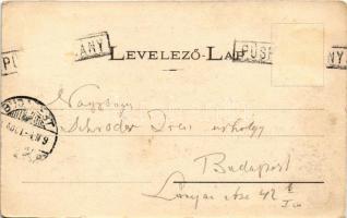 Püspökladány, Fő utca és városrész a református imaházzal. Özv. Illés Elekné kiadása (EB)