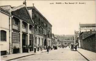 Paris, Rue Santeuil (V. Arrond) / street view, tannery