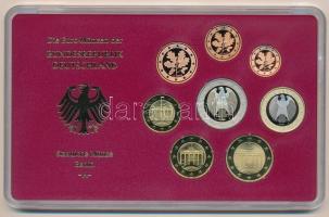 Németország 2004A 1c-2E (8xklf) forgalmi szett műanyag és papírtokban T:PP
Germany 2004A 1 Cent - 2...