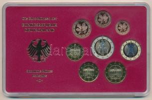 Németország 2004G 1c-2E (8xklf) forgalmi szett műanyag és papírtokban T:PP
Germany 2004G 1 Cent - 2...