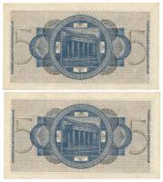 Német Harmadik Birodalom / Német megszállt területek 1940-1945. 5M (2x) sorszámkövetők "J 11595...
