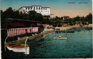 Lovran, Lovrana; Hotel Lovrana. Vasúti levelezőlapárusítás 851. / hotel