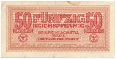 Német Harmadik Birodalom / Német hadsereg 1942. 50pf T:F,VG German Third Reich / Deutsche Wehrmacht 1942. 50 Reichspfennig C:F,VG Krause M35