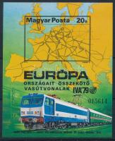 1979 Európa vasútjai vágott blokk (7.000)