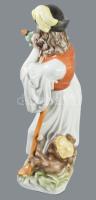 Herendi Búsuló juhász. Jelzett, hibátlan, m: 29 cm