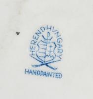 Herendi Táncoló juhász. Jelzett, fejtolla ragasztott, m: 29 cm