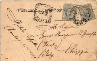 1909 Mumbai, Bombay; Moombadevi Road, tram (EB)