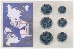 Eritrea 1997. 1c - 100c (6xklf) "A világ pénzérméi" vákuumcsomagolt forgalmi érme összeáll...