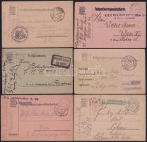 70 db I. világháborús tábori küldemény / 70 field post covers / postcards from the WW I