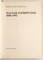 4 db numizmatikai könyv és katalógus: Radóczy Gyula - Tasnádi Géza: Magyar papírpénzek 1848-1992.; N...