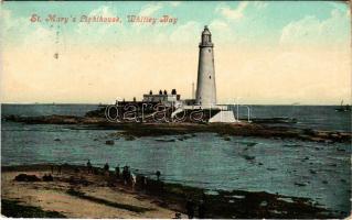 1909 Whitley Bay, St. Mary's Lighthouse (EK)