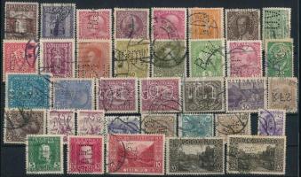 Ausztria + Bosznia 36 db perfin bélyeg, stecklapon