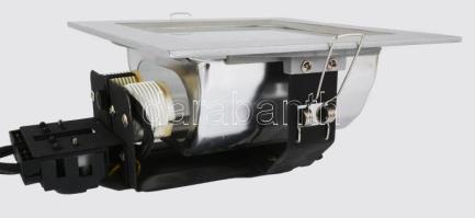 6 darab Philips FBH022 álmennyezetbe építhető szögletes lámpatest, jó állapotban, 22x22 cm