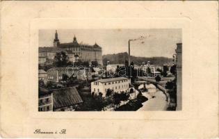 1916 Broumov, Braunau i. Böhmen; general view, bridge. W.L. Bp. 3431/B. A. Felgenauer (EK)