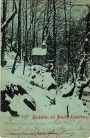 1900 Deutschlandsberg, Deutsch-Landsberg (Steiermark); Einsiedelei / hermitage in winter (fa)