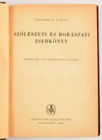 Pálinkás Gyula: Szőlészeti és borászati zsebkönyv. Szerk. és az előszót írta: Feyér Piroska. Bp., 1960, Mezőgazdasági Kiadó, 447+[1] p. Második, átdolgozott kiadás. Kiadói egészvászon-kötés.