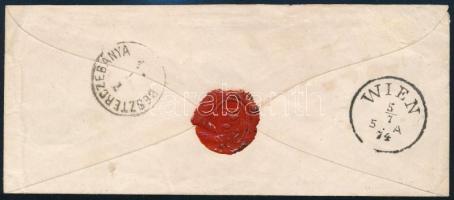 1874 Portós levél / Unpaid cover "SOPRON / DÉLELŐTT" - Neusohl