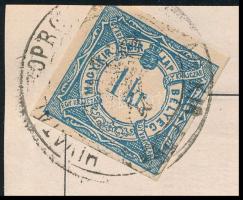 1880 Fliegende Blätter 1821-es száma 1kr Hírlapilletékbélyeggel "SOPRON" bélyegzéssel / Fl...