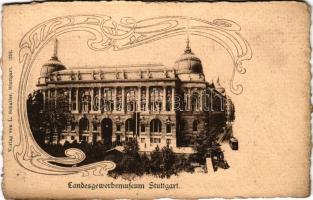 Stuttgart, Landesgewerbemuseum / trade museum. L. Schaller, Art Nouveau (fl)
