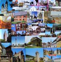 300 db MODERN színes magyar város képeslap kisebb településekkel is / 300 modern coloured Hungarian town postcards