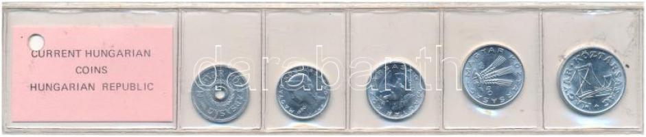 1990. 2f-50f Al (5xklf) fillér forgalmi sor lyukas fóliatokban T:UNC
Adamo FO23