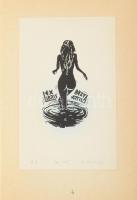 Bánsági András grafikái II. [Bp], 1983., Ferencvárosi Alkotó Képzőművészek Közössége kiadványa, 40 t...