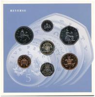 Nagy Britannia 1991. 1p - 1P (7xklf) forgalmi sor szettben, angol nyelvű leírással T:BU
United King...