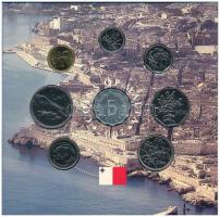 Málta 2007. 1c-5M (8xklf) forgalmi szett karton dísztokban T:UNC
Malta 2007. 1 Cent - 5 Mark (8xdif...