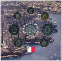 Málta 2007. 1c-5M (8xklf) forgalmi szett karton dísztokban T:UNC
Malta 2007. 1 Cent - 5 Mark (8xdif...