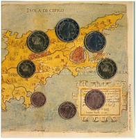 Ciprus 2008. 1c-2E (8xklf) forgalmi sor karton dísztokban T:UNC
Cyprus 2008. 1 Cent - 2 Euro (8xdif...